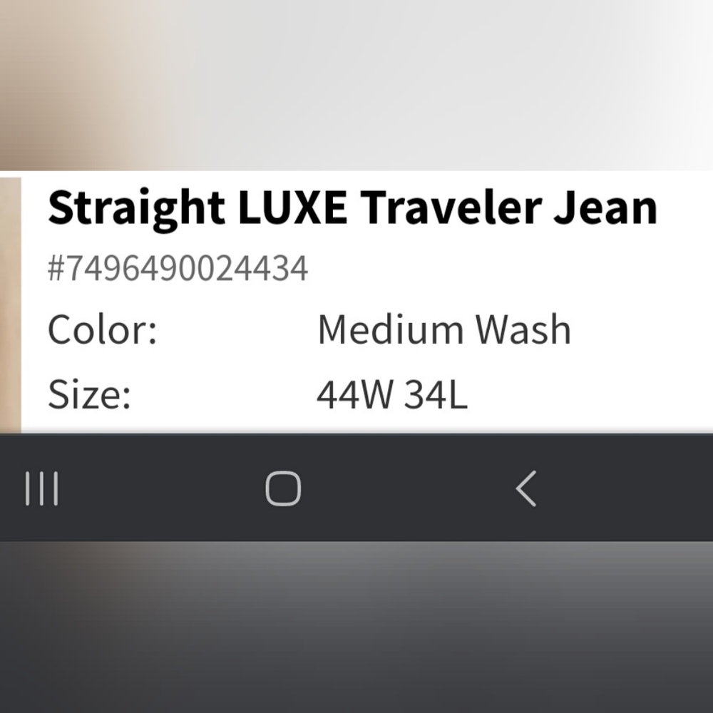 STRAIGHT LUXE TRAVELER JEAN
